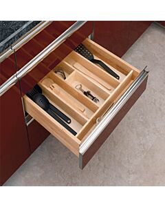 Rev-A-Shelf Wood Utensil Organizer for Drawers Large