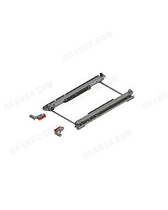 18" Opening Width 135LB Capacity Movento Waste/Recycle Slides With Locking Devices 