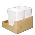 Birch Ply Undermount Recycle Drawer Fits 21" opening