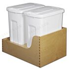 Birch Ply Undermount Recycle Drawer Fits 15" opening 