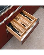 Rev-A-Shelf Wood Utensil Organizer for Drawers Large