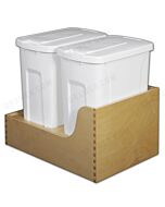 Birch Ply Undermount Recycle Drawer Fits 15" opening 