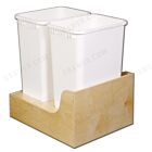 Birch Ply Undermount Recycle Drawer Fits 18" opening