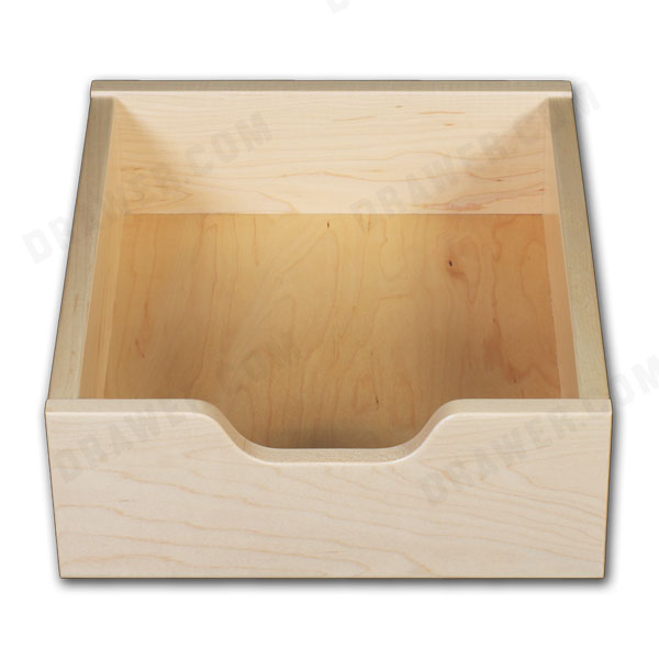 Maple pull-out drawer with scoop