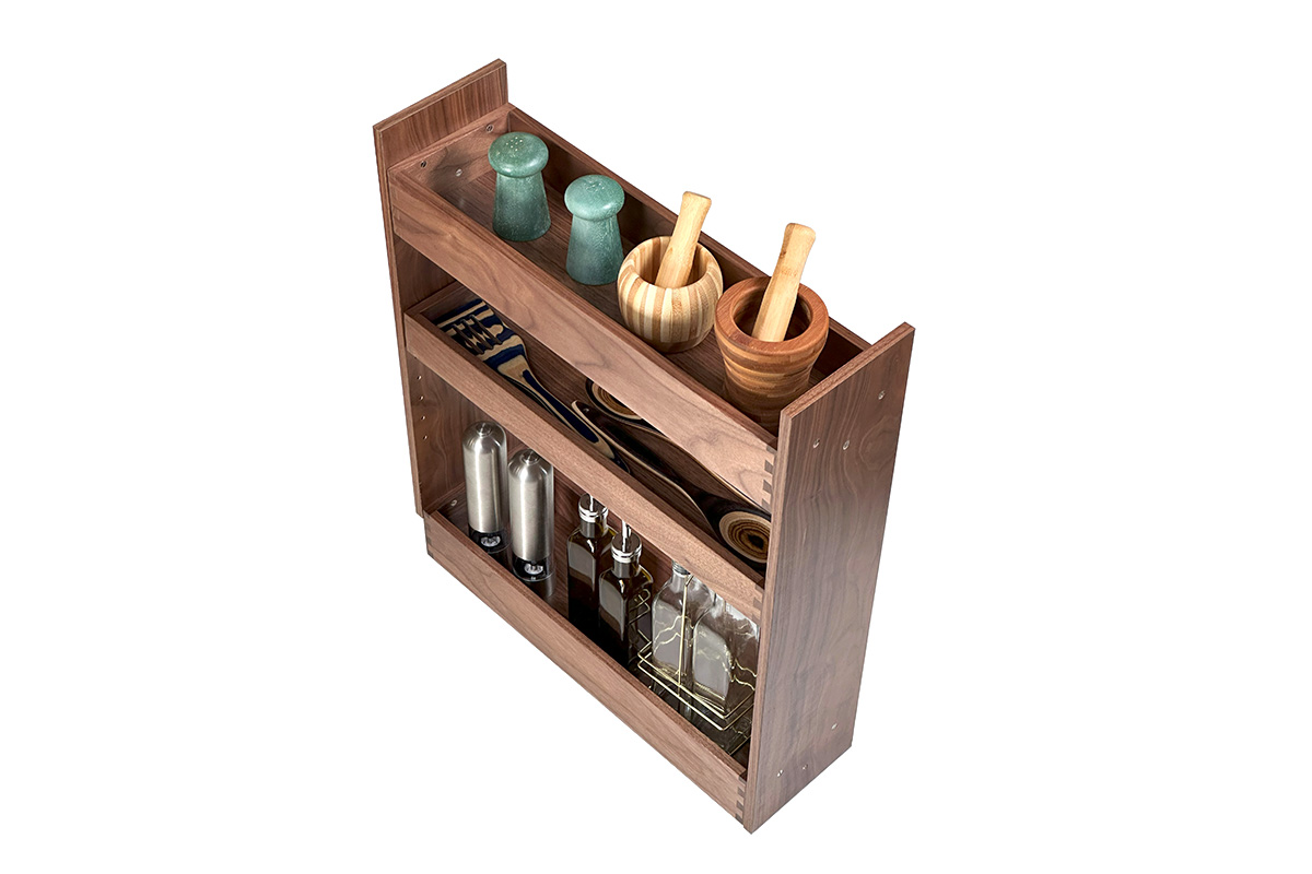 Pantry Walnut With Props800 - Western Dovetail