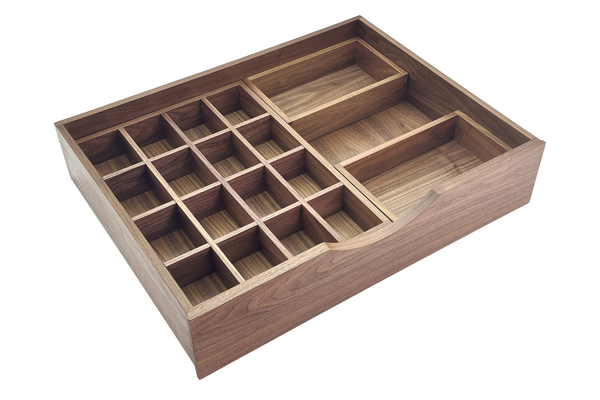 Walnut Dividers Insert800 - Western Dovetail