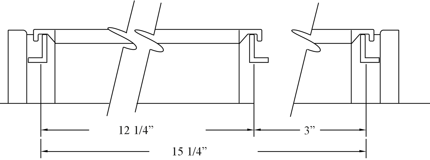 Lateral File Drawer Dimension Diagram